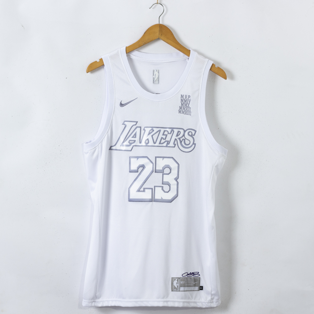 Men Men  Los Angeles Lakers #23 James White NBA Nike MVP Jerseys->nba t-shirts->Sports Accessory